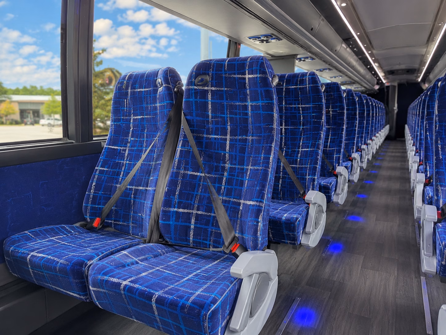georgetown charter bus rental interior