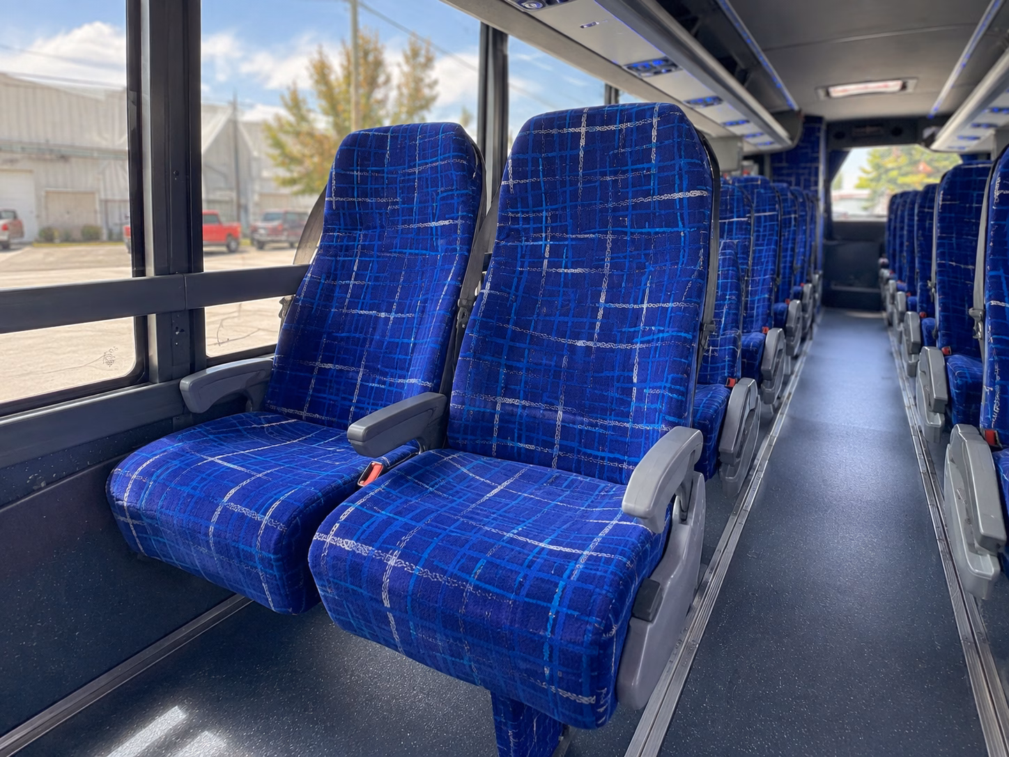 leander charter bus rental inside