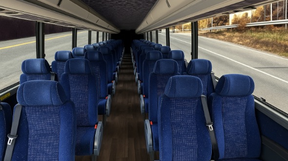 georgetown 15 passenger minibus interior
