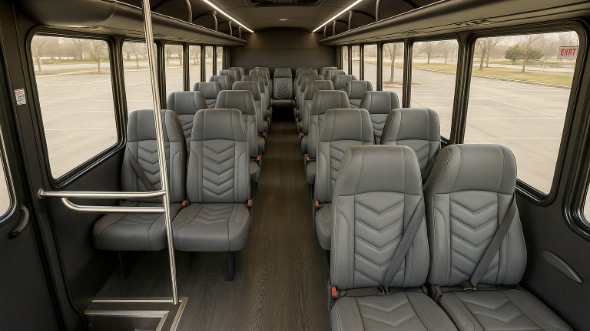 georgetown 18 passenger minibus inside