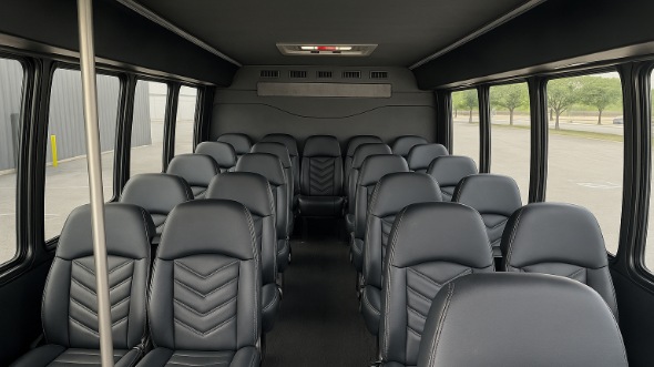 georgetown 20 passenger minibus inside