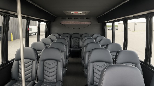 georgetown 30 passenger minibus inside
