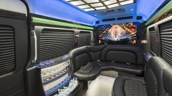 georgetown sprinter limo rental inside